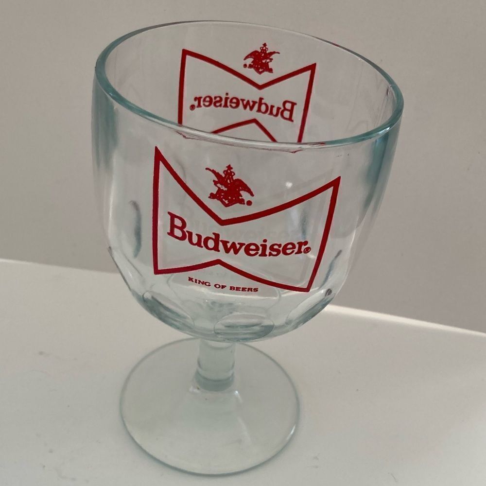 Vintage Budweiser Beer Goblet
